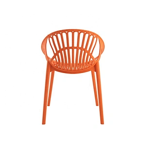 Colorful new design modern plastic dinning chair seats