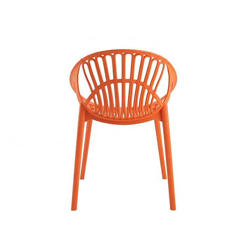 Colorful new design modern plastic dinning chair seats