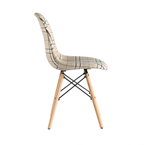 Dining room comfort upholstered leisure modern fabric chair