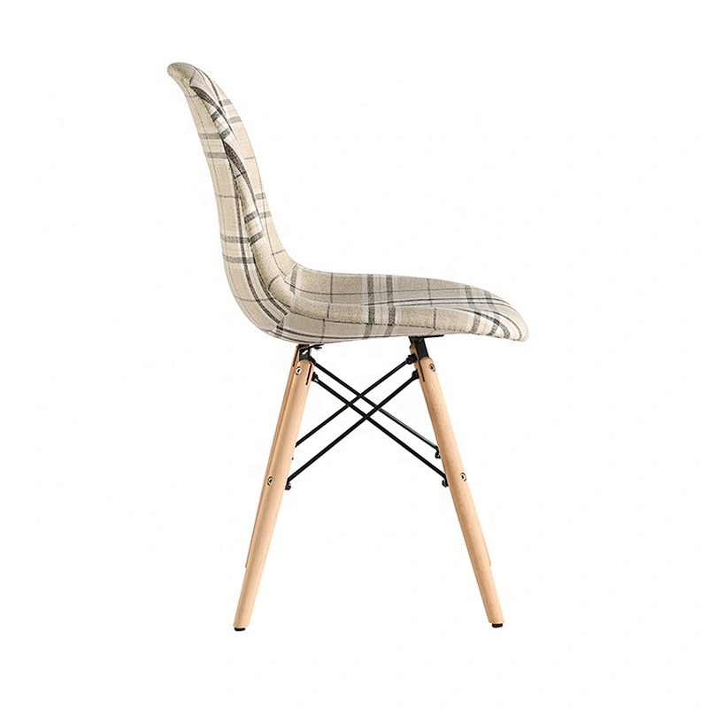 Dining room comfort upholstered leisure modern fabric chair