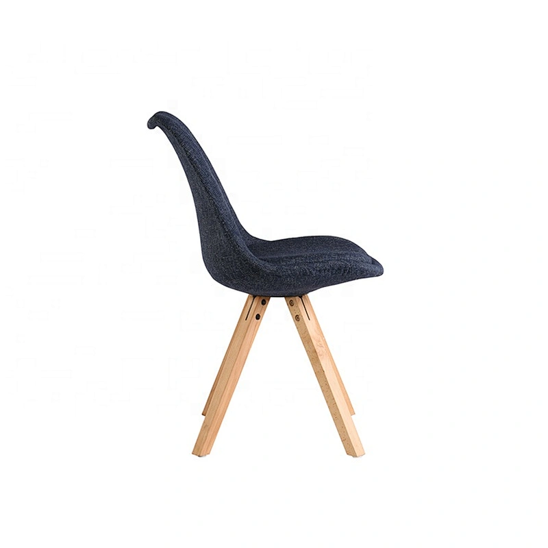 4.5kg Comfortable Dining Wooden Leg Modern Plastic Chair