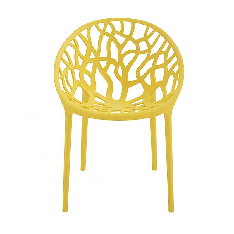 Strong frame furniture fast food dining modern chair plastic