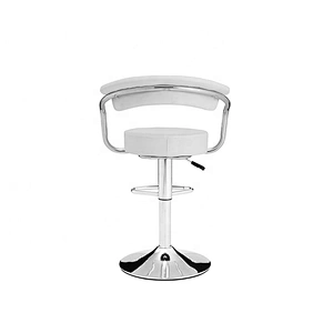 Modern leather swivel adjustable kitchen barstool