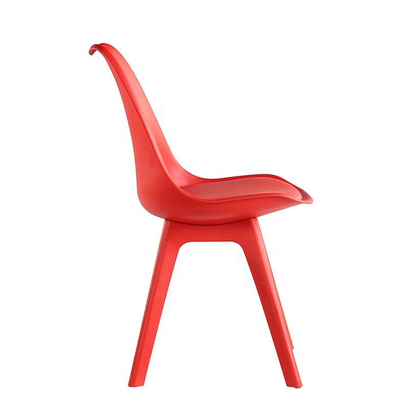 Modern Design Overall Plastic Legs Dinning Colored Tulip Chair