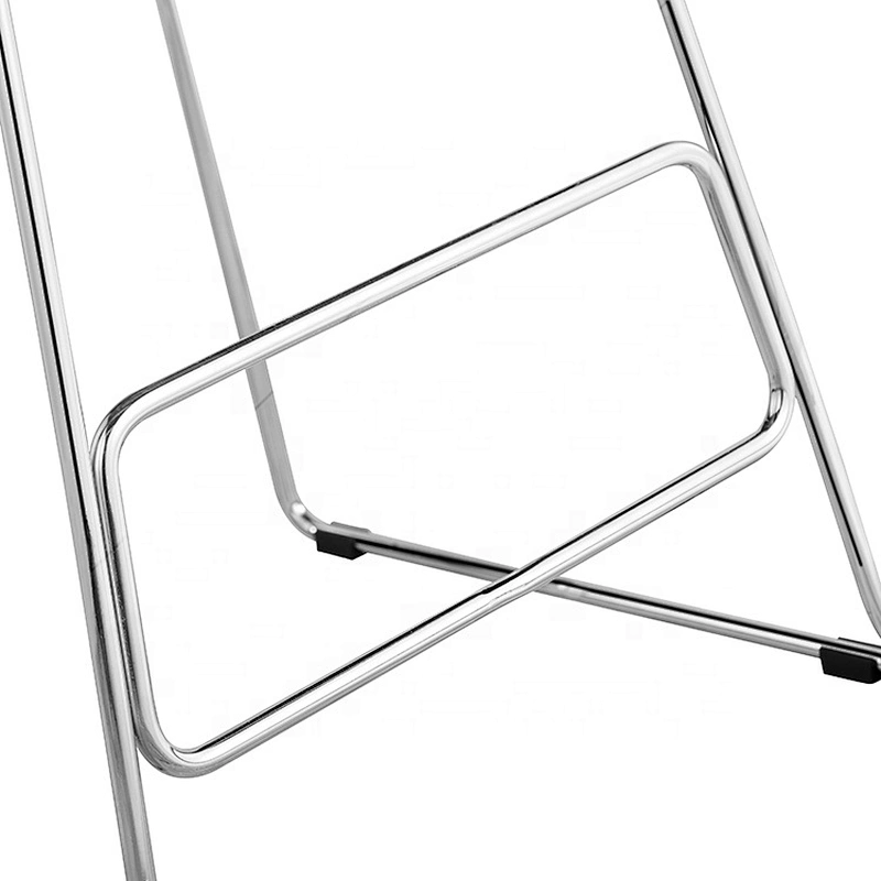 Leisure furniture low back square seat  metal iron barstool