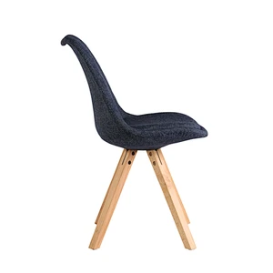 Factory manufacturing best price hot selling dining plastic indoor leisure office fabric chair with cushion for dining room
