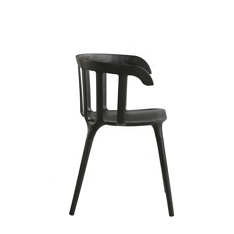 Cheap pp furniture restaurant kitchen stacking chair plastic