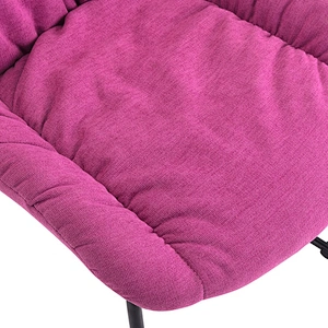 Simple design powder coated legs metal chair vintage