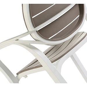 Home furniture modern stackable outdoor plastic restaurant armchair