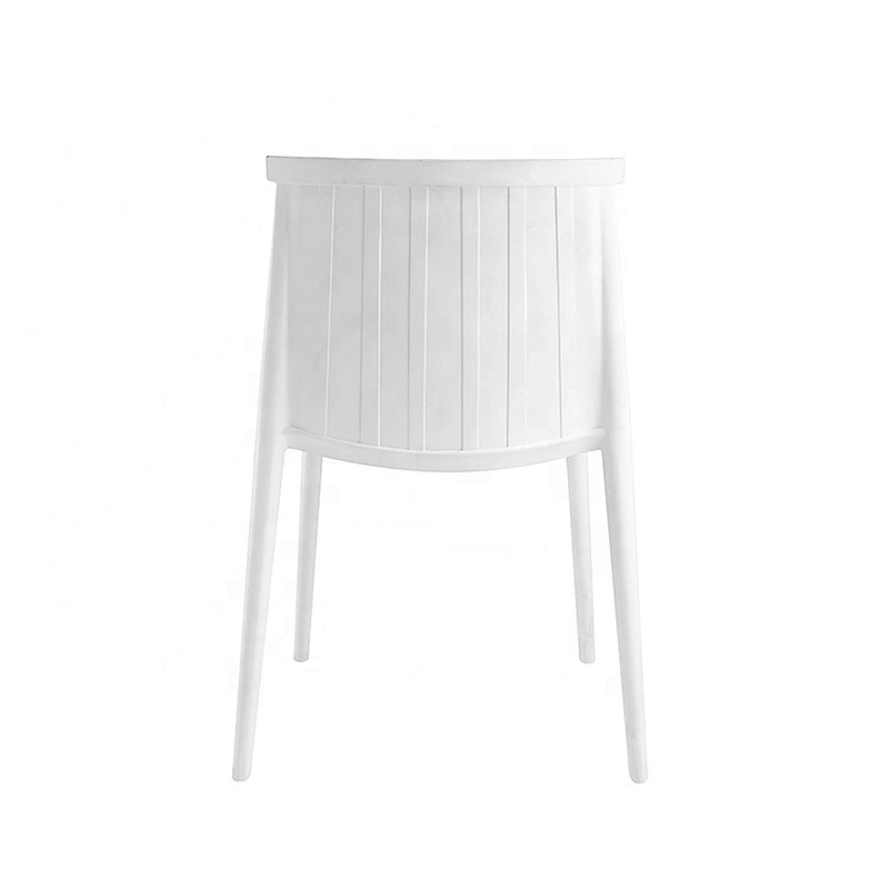 New style modern stackable dining white plastic chair price