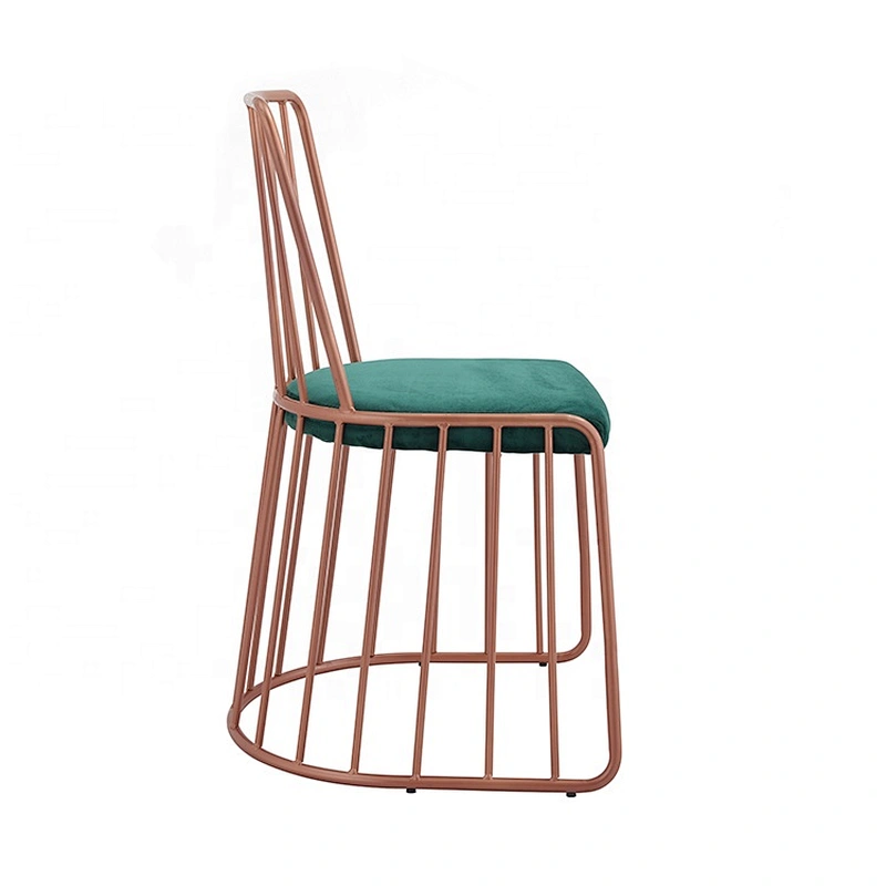Restaurant banquet furniture living room luxury metal chair