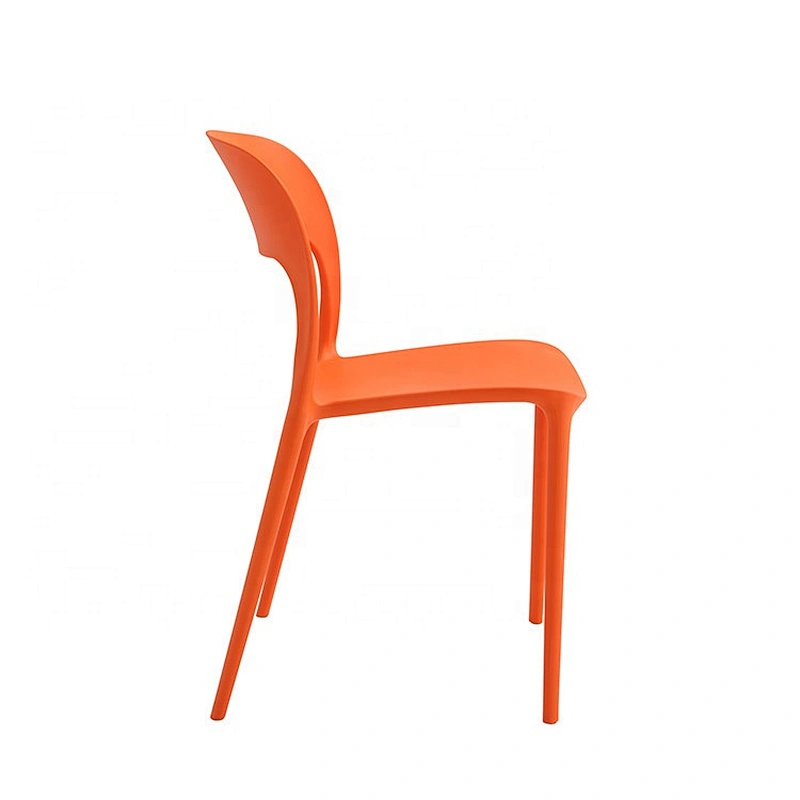 Fashion simple design stackable dining pp cafe chair