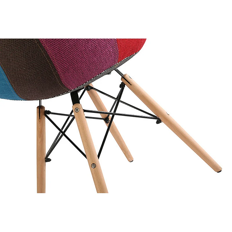 Modern furniture upholstered fabric armrest cafe dining chair