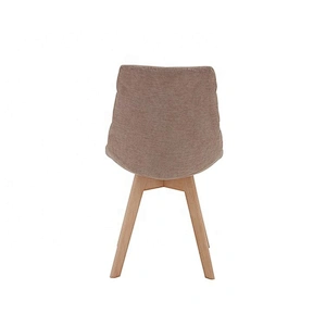 Factory directly sale stackable upholstered wooden chair