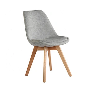 Living room modern wood leg french style tulip chair