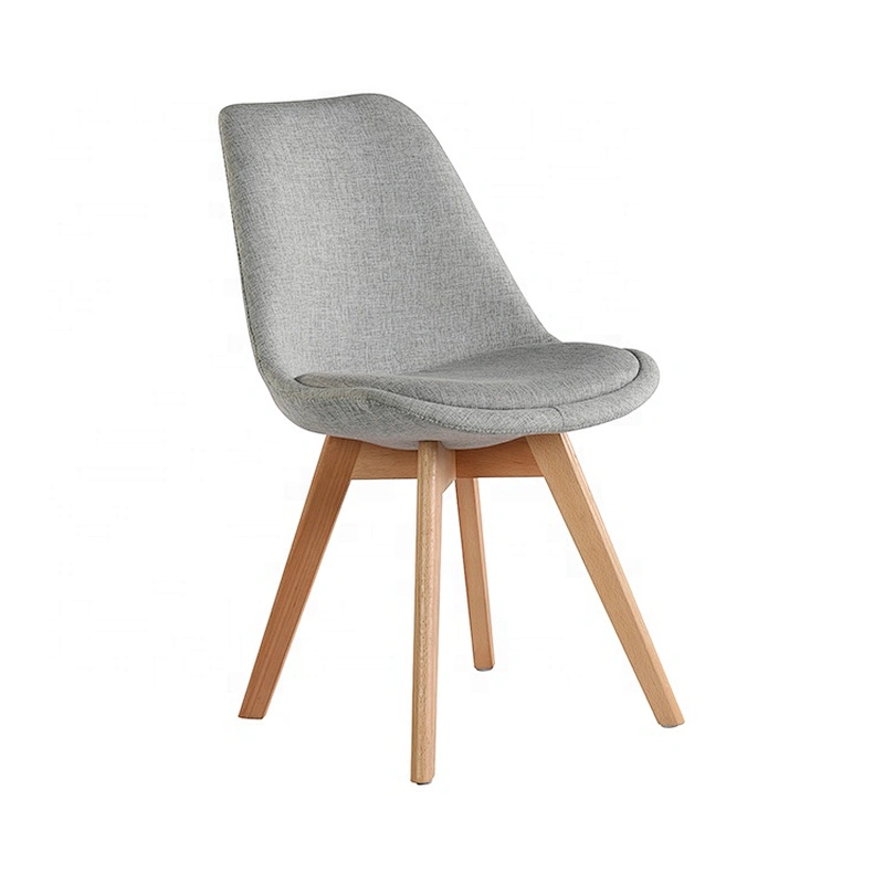 Living room modern wood leg french style tulip chair