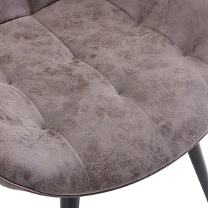 Wholesale metal frame indoor restaurant furniture chair pu