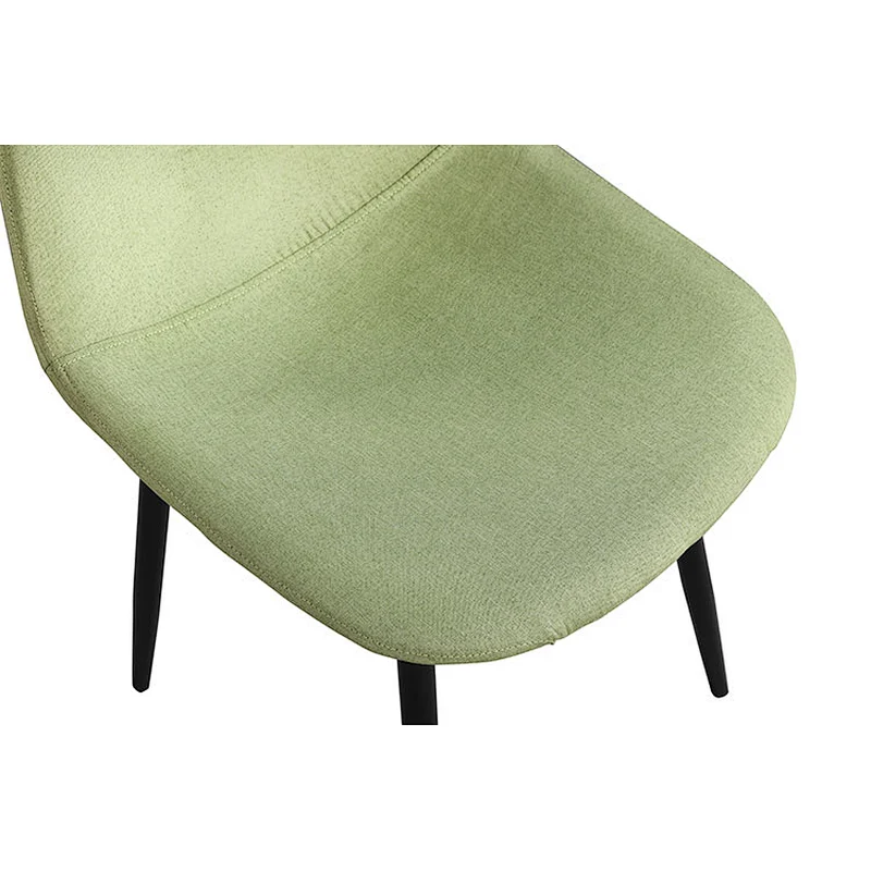 Luxury Fabric dining room upholstered metal chair