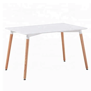 Widely Used Modern Furniture Rectangle Wooden Dining MDF Table