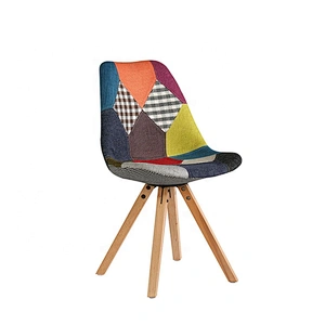 Upholstery furniture plain fabric patchwork chair