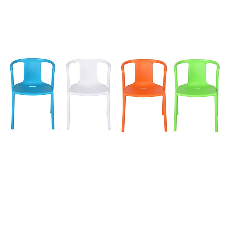 Factory price stable PP chair with armrest simple design dining chairs for Dining room living room restaurant