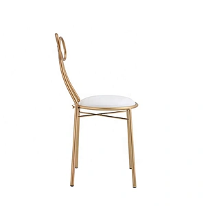 Modern high leg stacking bar dining room metal stool chair