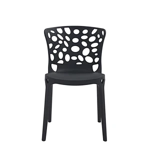 Modern living room comfortable new design home furniture PP chair with hole