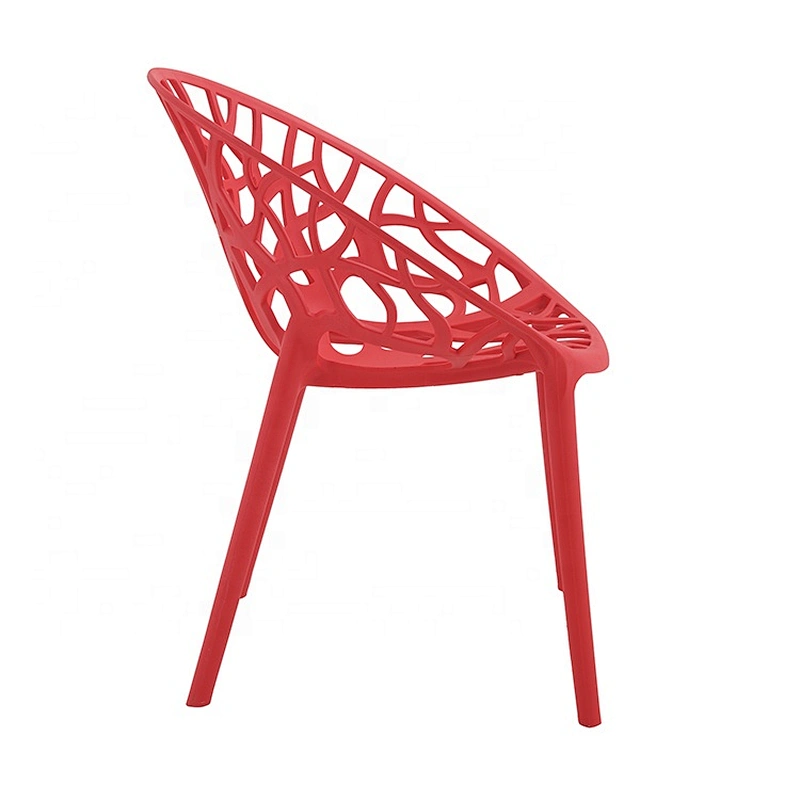 Strong frame furniture fast food dining modern chair plastic