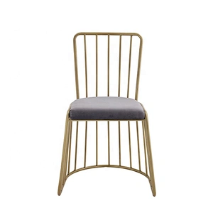 Restaurant cafe dining outdoor armless vintage metal chair