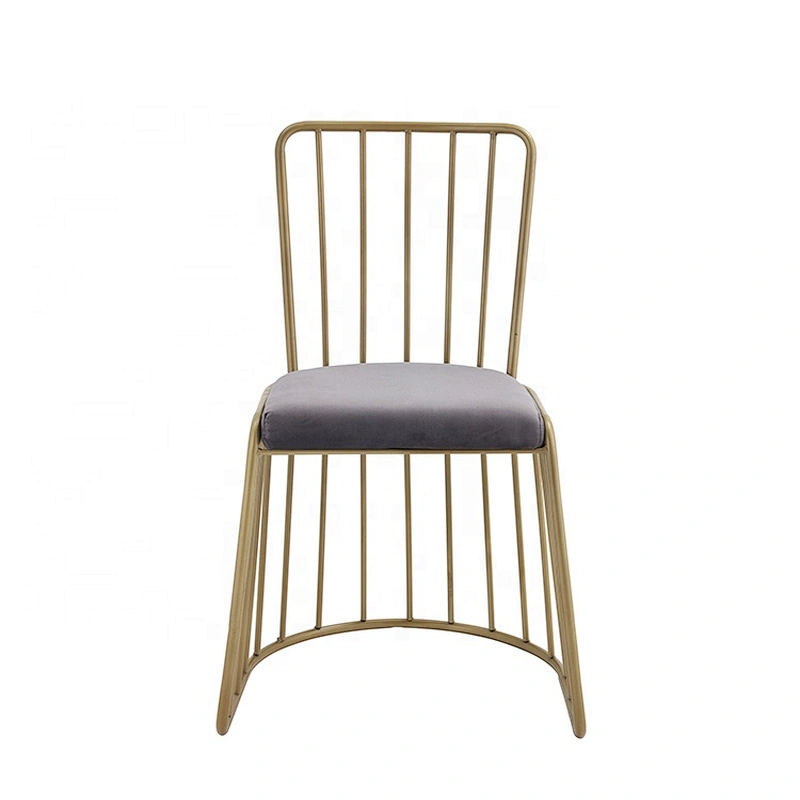 Restaurant cafe dining outdoor armless vintage metal chair