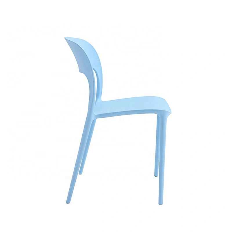 Plastic Fancy Bright Colored Dining Room PP Chair Stackable