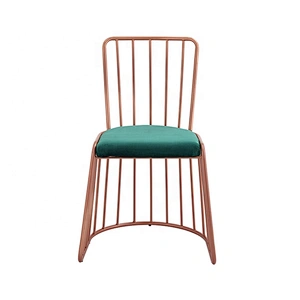 Restaurant banquet furniture living room luxury metal chair