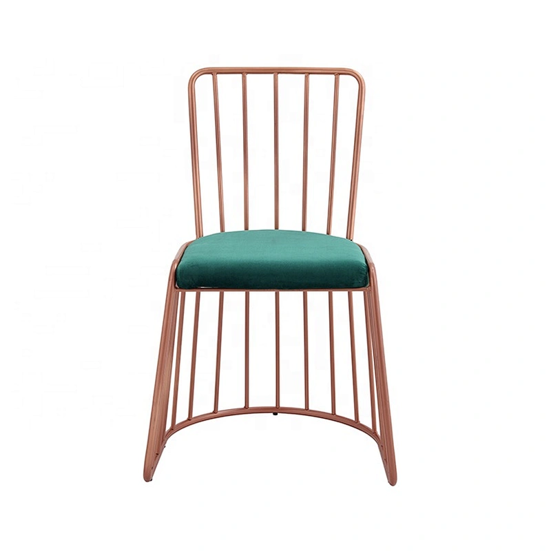 Restaurant banquet furniture living room luxury metal chair