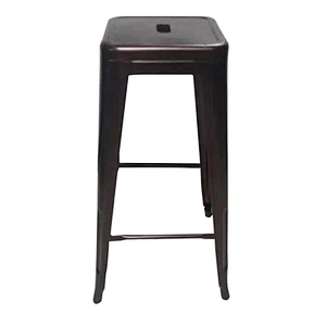 Modern Outdoor Red Copper Wedding Industrial Vintage Metal Bar stool