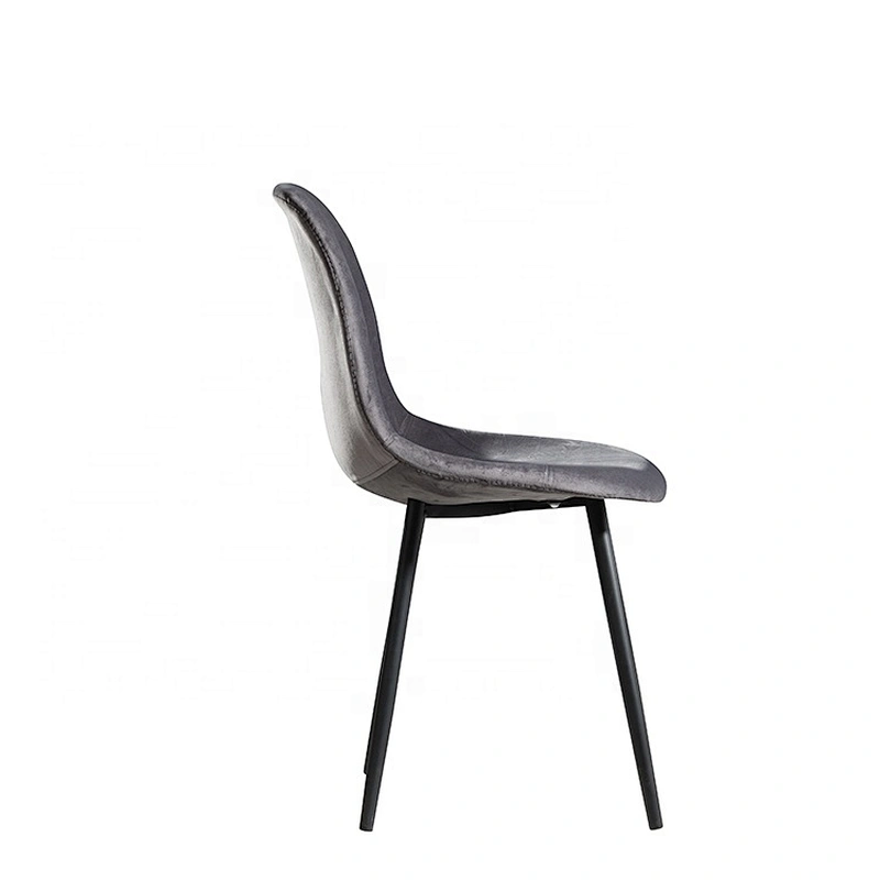 Dining hotel banquet home furniture simple style fabric metal chair leg