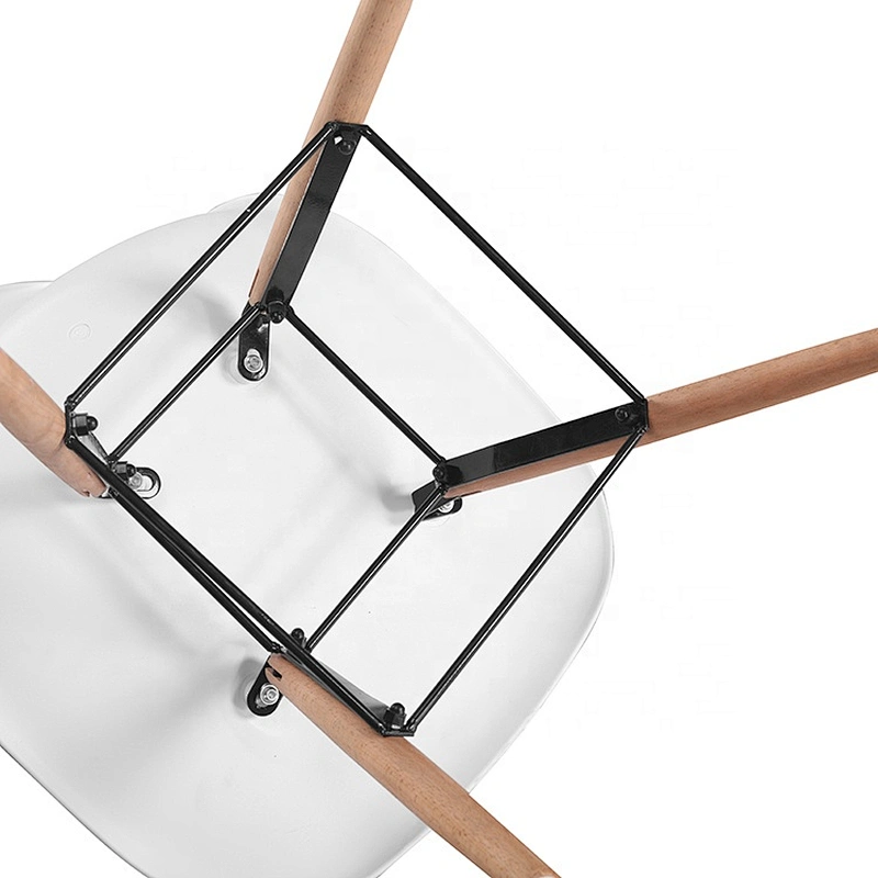 PP seat beech legs restaurant room simple modern dining chair
