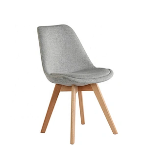Simple creative room furniture wooden legs Dining tulip side chair