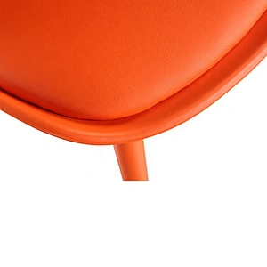 Leather Cushion Plastic Modern Design Tulip Dinning PP Tulip Chair