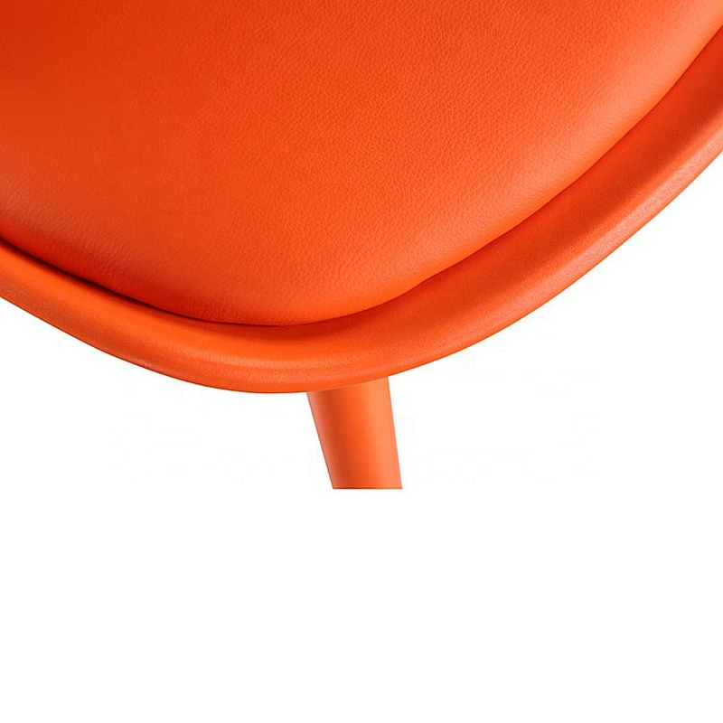 Leather Cushion Plastic Modern Design Tulip Dinning PP Tulip Chair