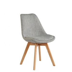 Simple creative room furniture wooden legs Dining tulip side chair