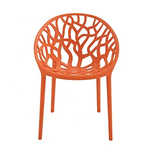 Restaurant cafe bistro dining room durable plastic chair design