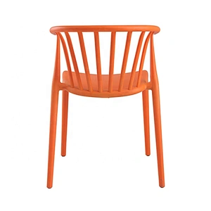 Fashion modern design stackable full plastic moulded chair