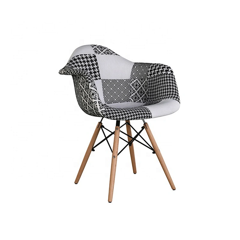 Hot sale wooden leg modern italian style plastic chair