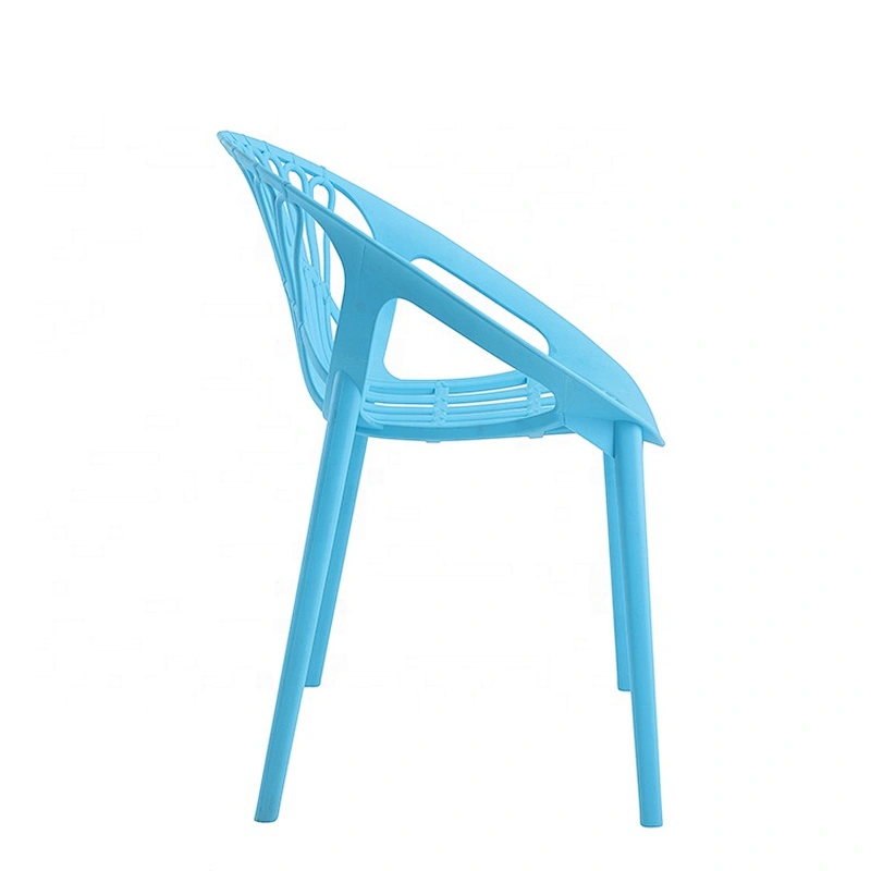 Restaurant stackable black dinner designer plastic chair