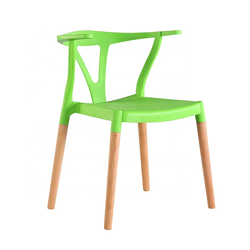 China modern design PP color plastic dining chair