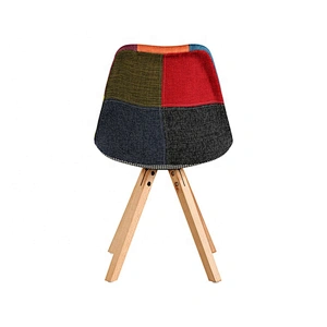 Upholstery furniture plain fabric patchwork chair
