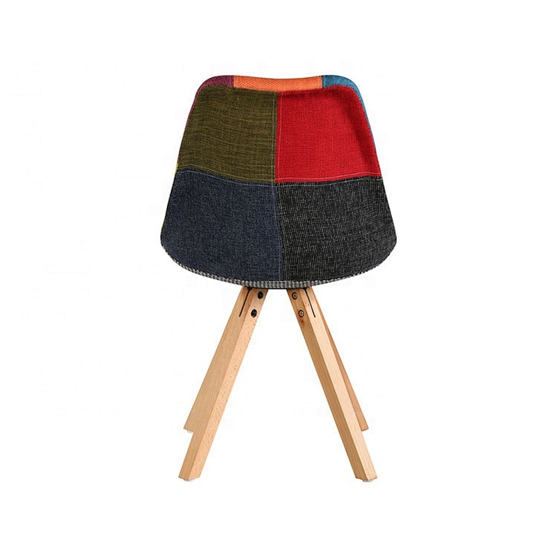 Upholstery furniture plain fabric patchwork chair