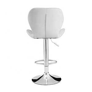 Restaurant banquet modern white adjustable swivel barstool