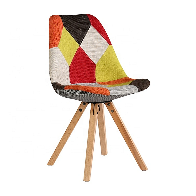 Restaurant use modern dining living room dinning fabric chair