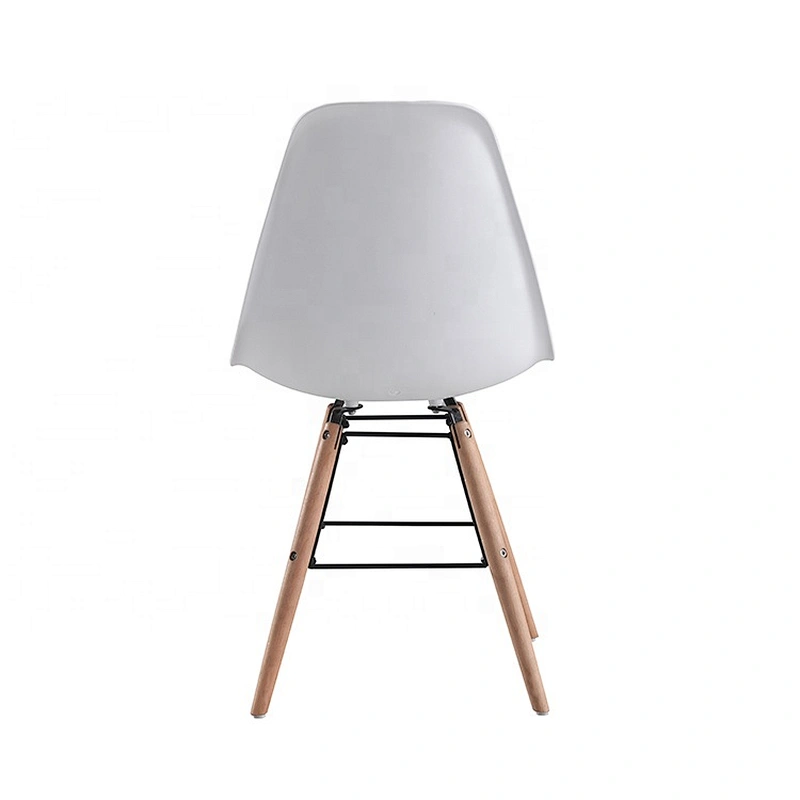 PP seat beech legs restaurant room simple modern dining chair